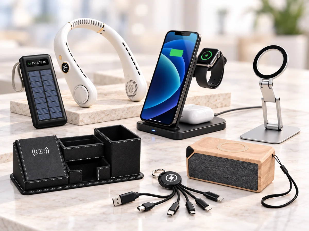 Custom Tech promotional products with logo